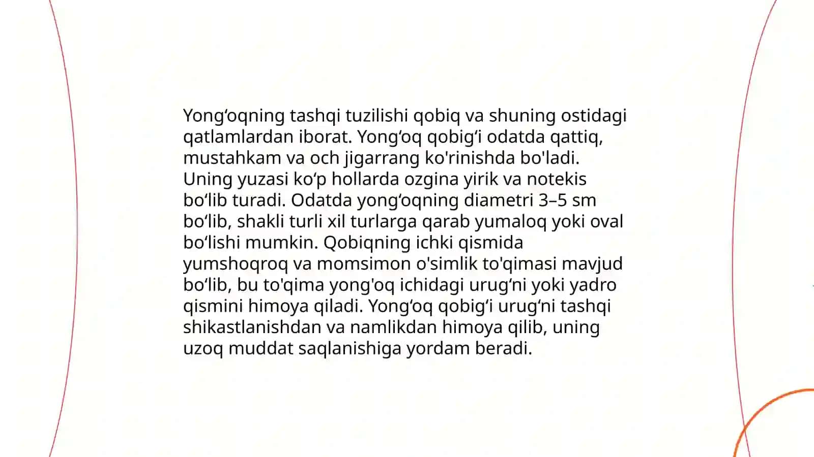 Yongʻoq morfologiyasi va rivojlanishi 3
