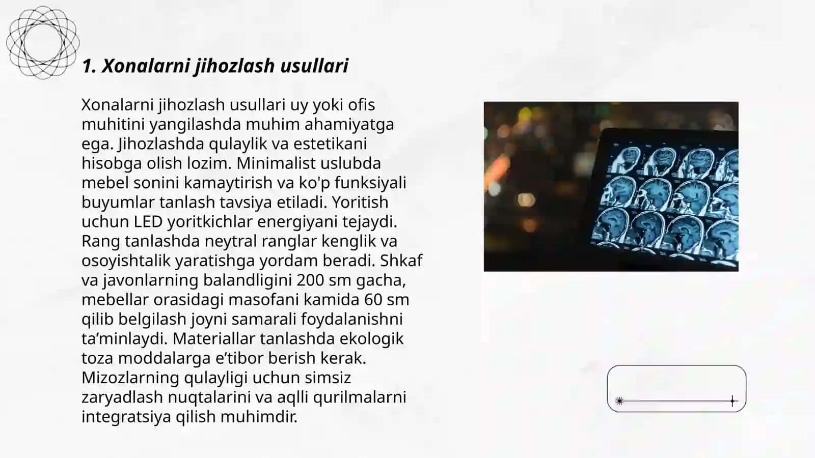 Fan xonalarining jixozlanishini oʻrganish 3