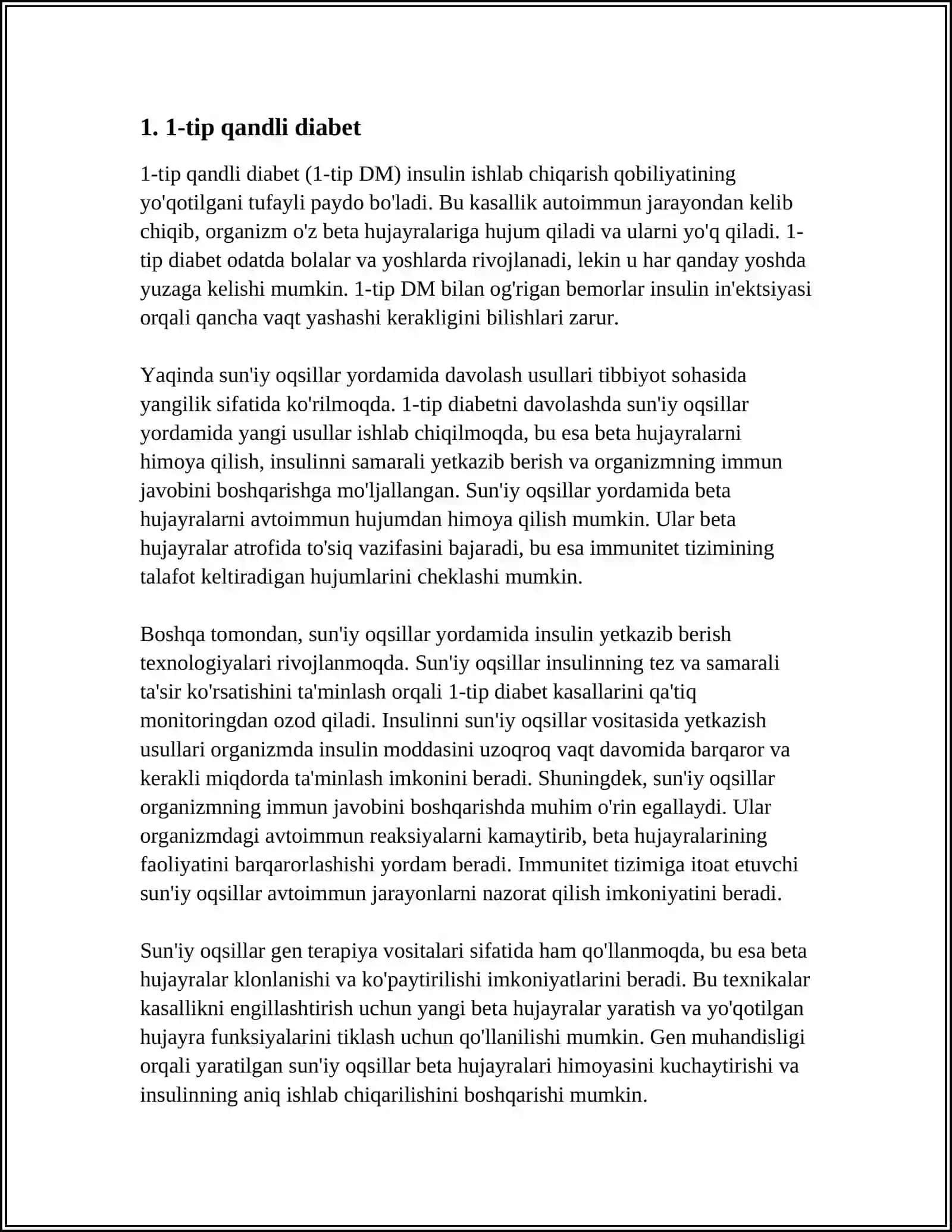 SUNIY OQSILLLAR YORDAMIDA DAVOLANADIGAN KASALLIKLAR 3