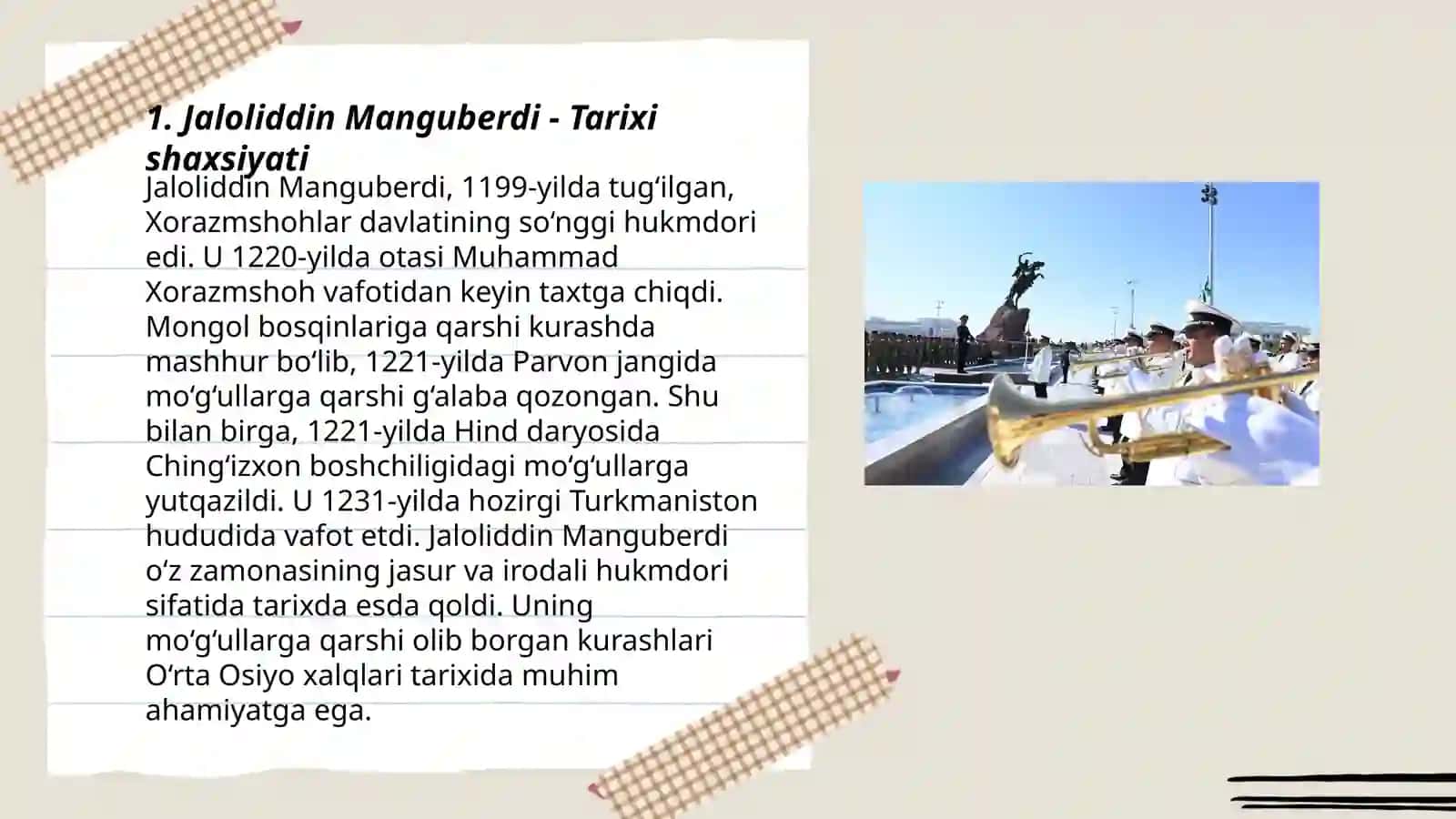 Jaloliddin Manguberdi - Tarixi shaxsiyati 3
