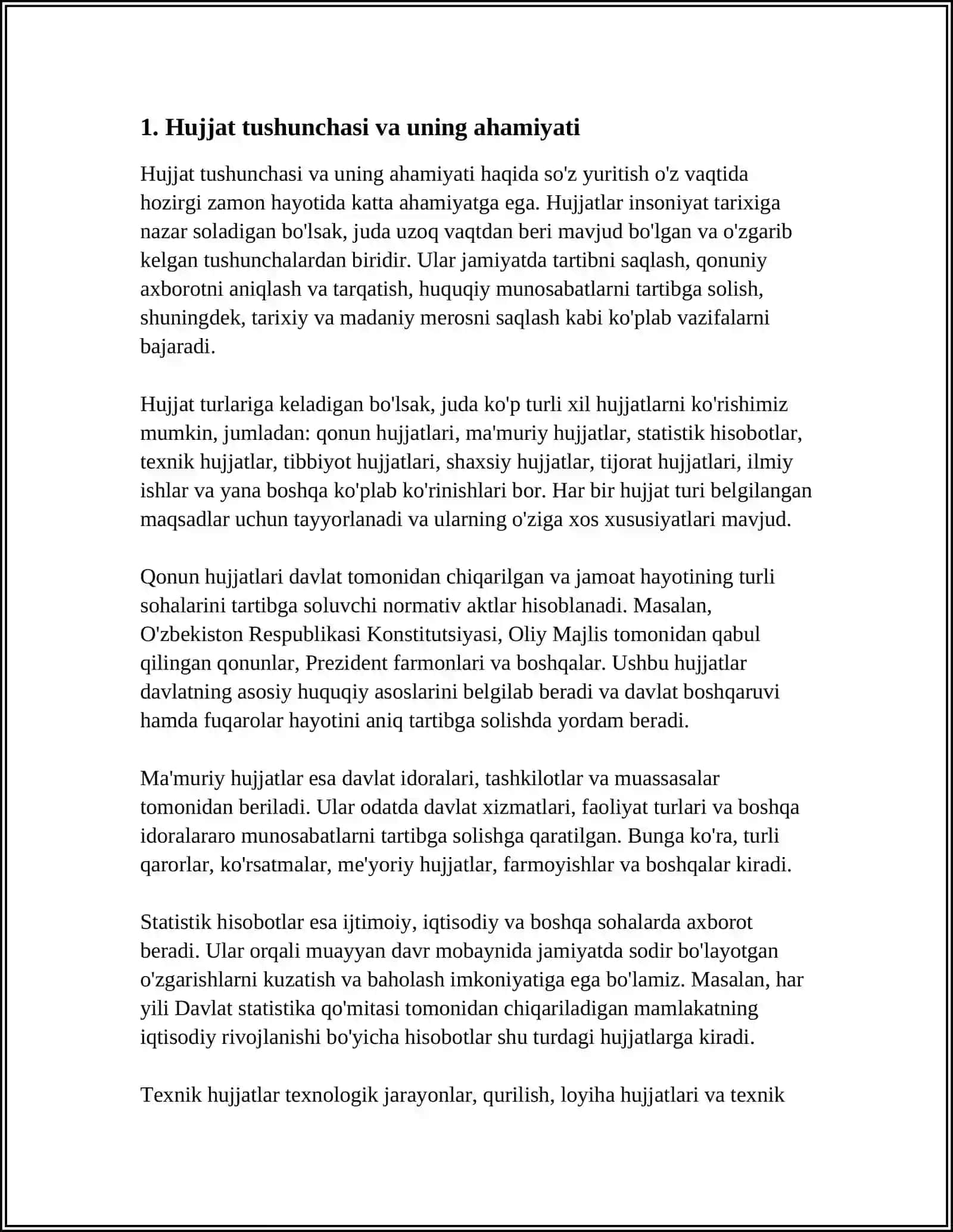 HUJJAT TURLARI VA ISH YURITISH ASOSLARI 3