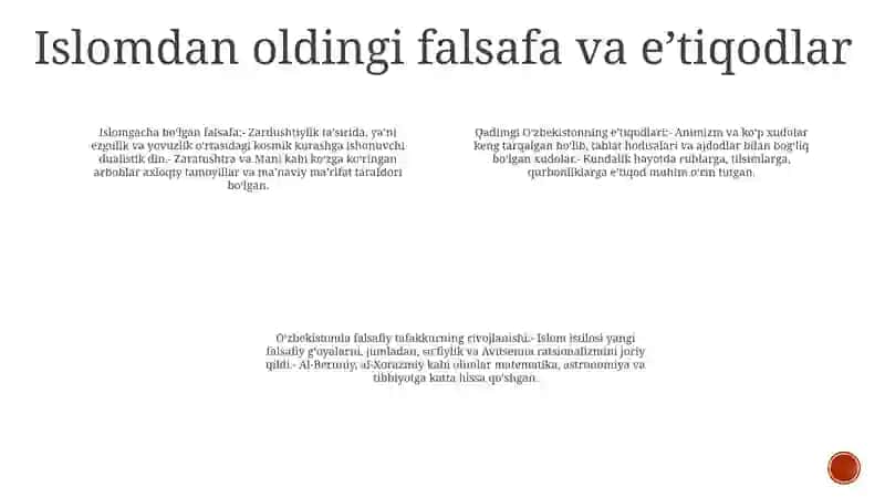 Özbekistonda Falsafiy Fikr Taraqqiyoti 3