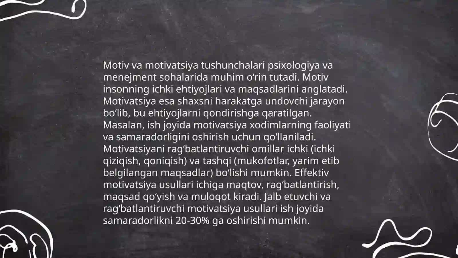 Motiv va mativatsiya va xissiyotning namoyon boʻlishi 3