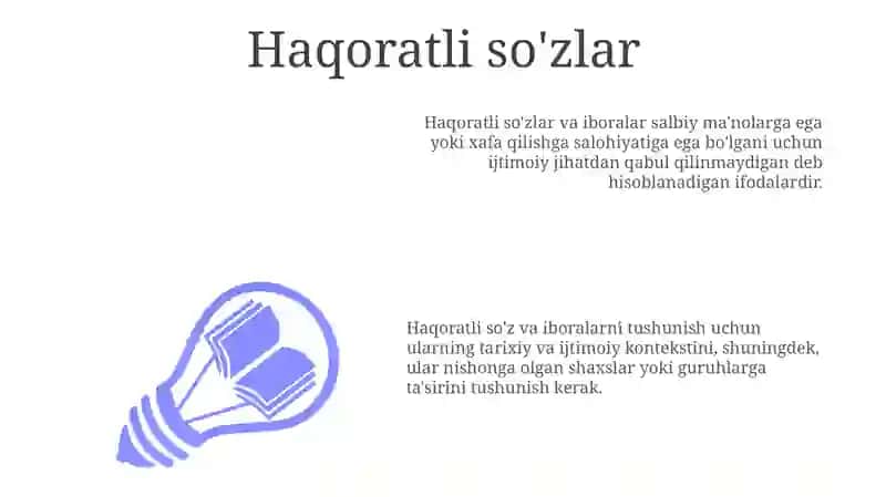 Haqoratli Tilning Ta'siri 3