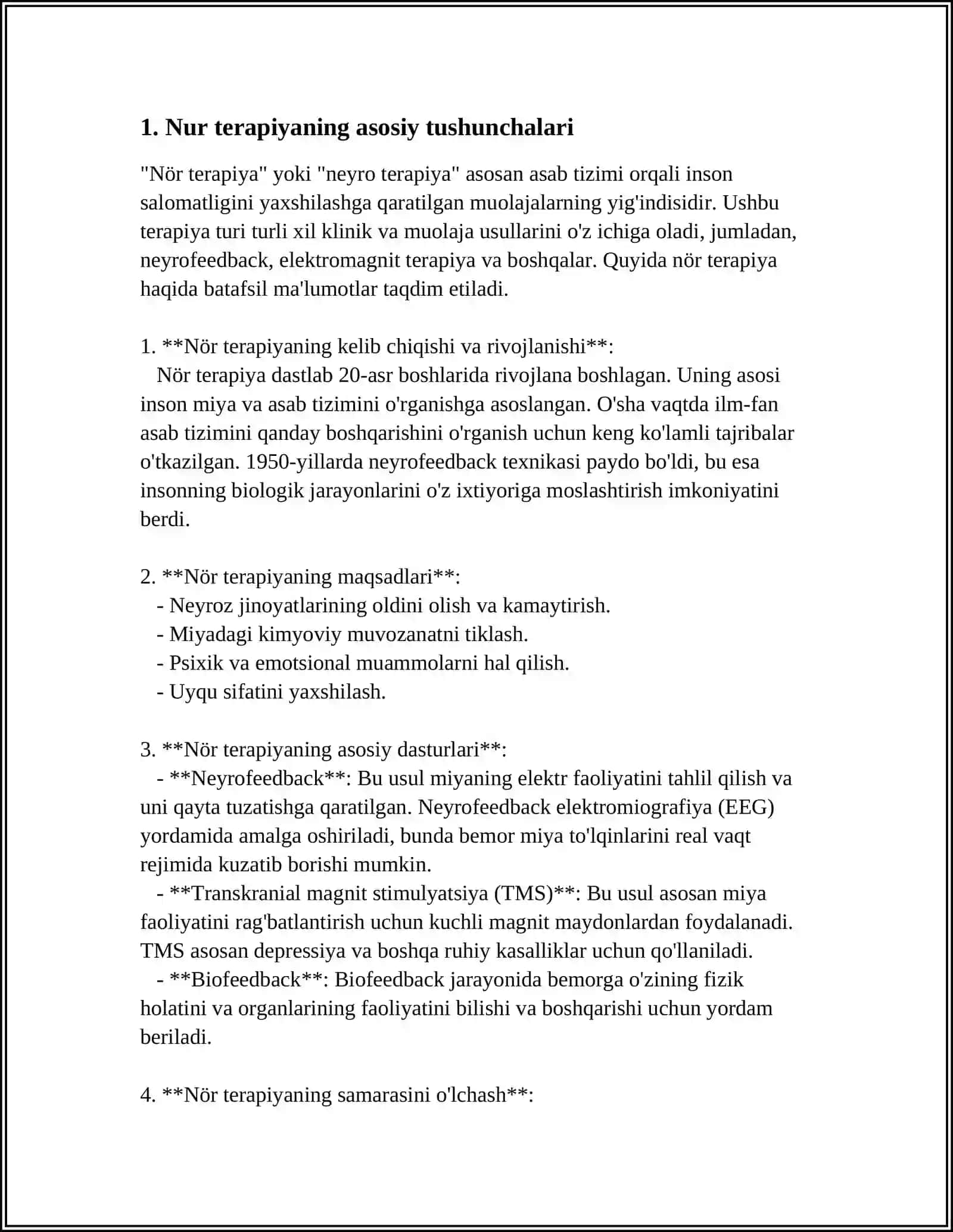 NUR TERAPIYA USULLARI.RADIASION TERAPEVTIK TEXNIKA. NUR TERAPIYASI BIOLOGIK ASOSLARI 3