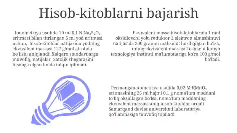 Oksidometrya usullari 3