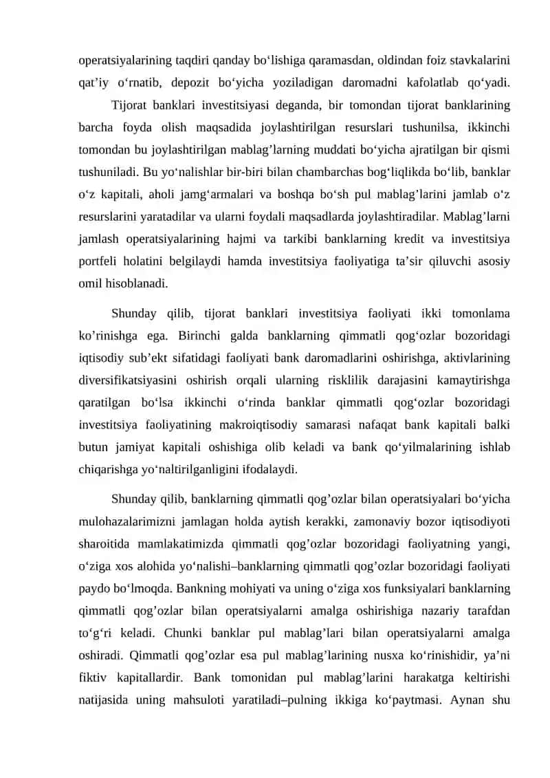 Qimmatli qog'ozlar bozori va ularning ishtirokchilari 3