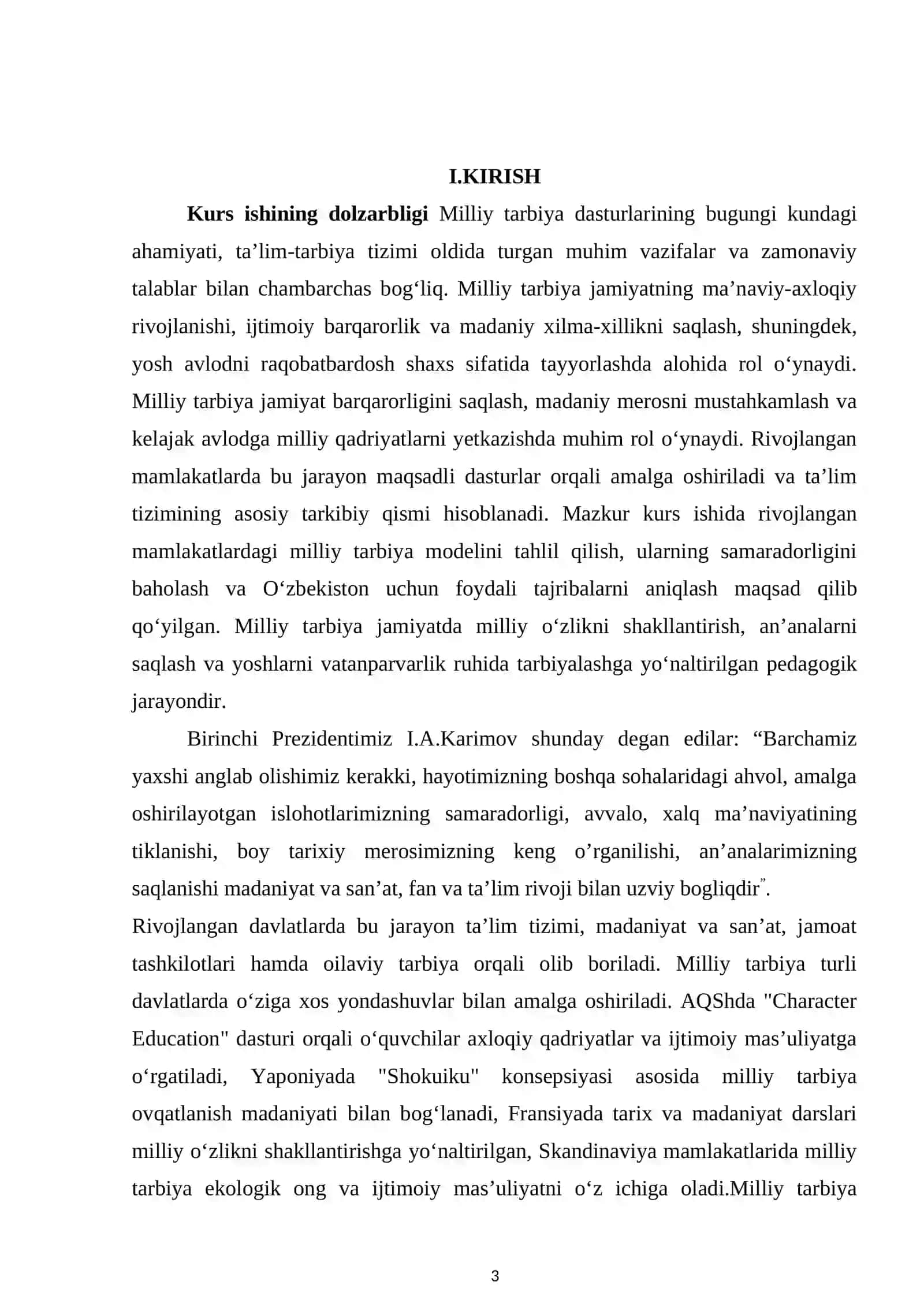 RIVOJLANGAN MAMLAKATARDA MILLIY TARBIYA DASTURLARI 3
