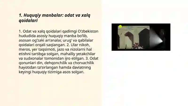 Hududidagi qadimgi davlatlar huquqining asosiy belgilari 3