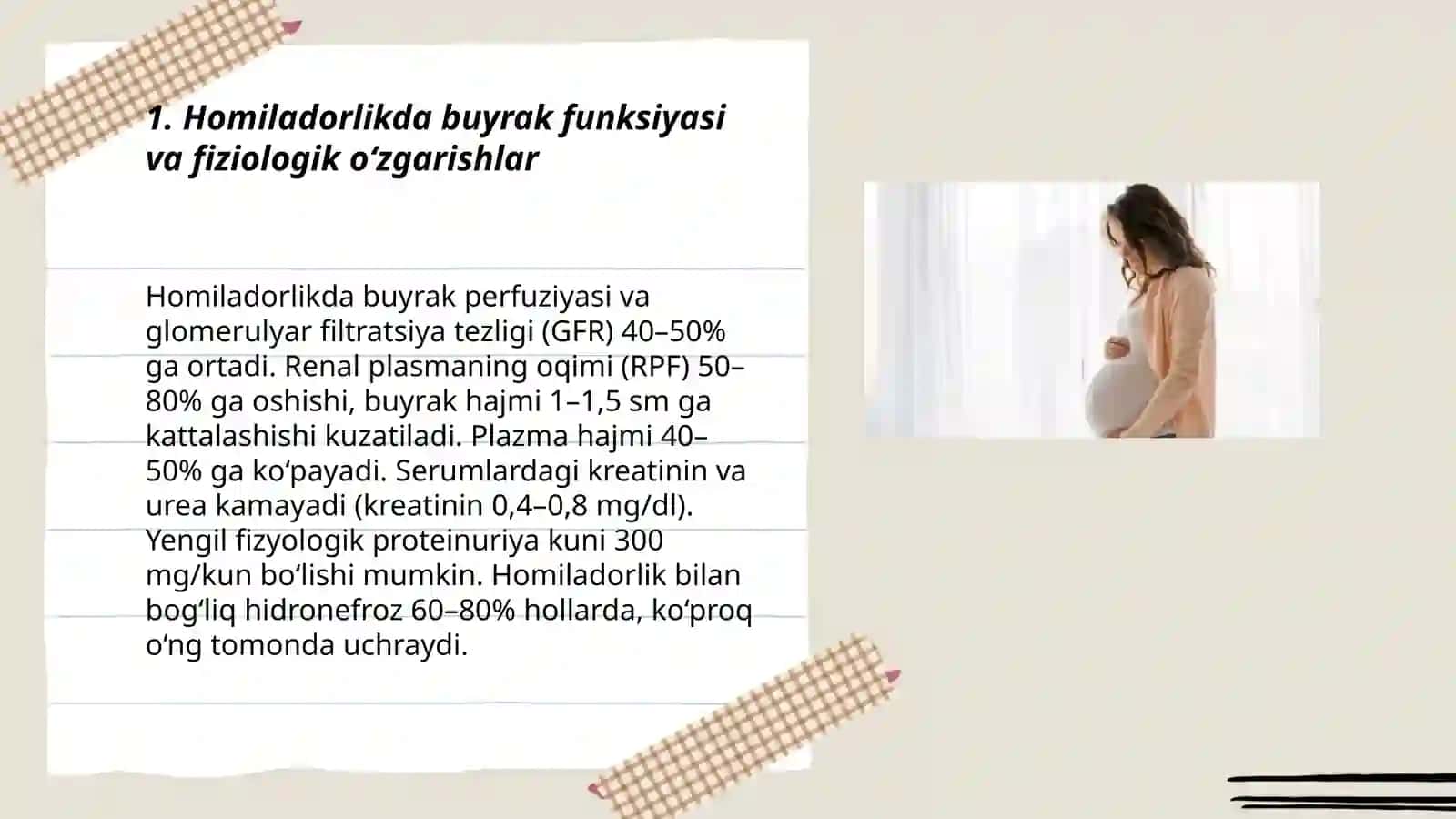 Homiladorlik va buyrak kasalliklari 3