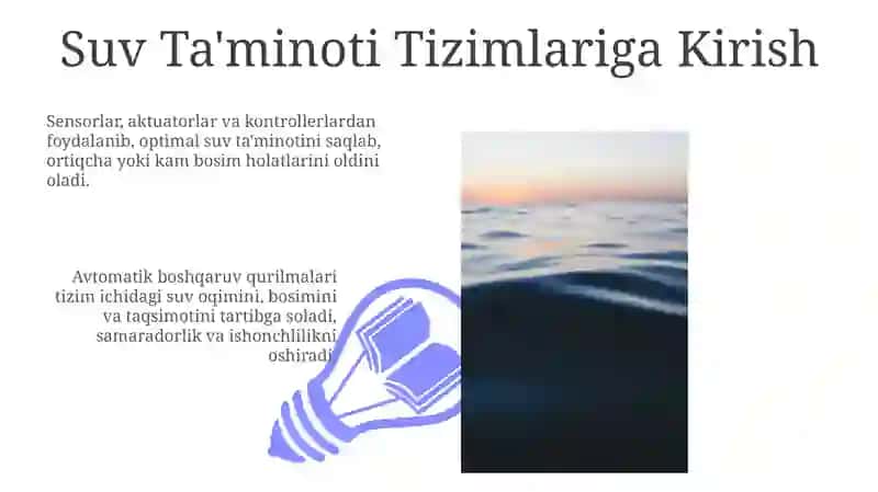 Suv Tizimlarida Avtomatik Boshqaruv 3