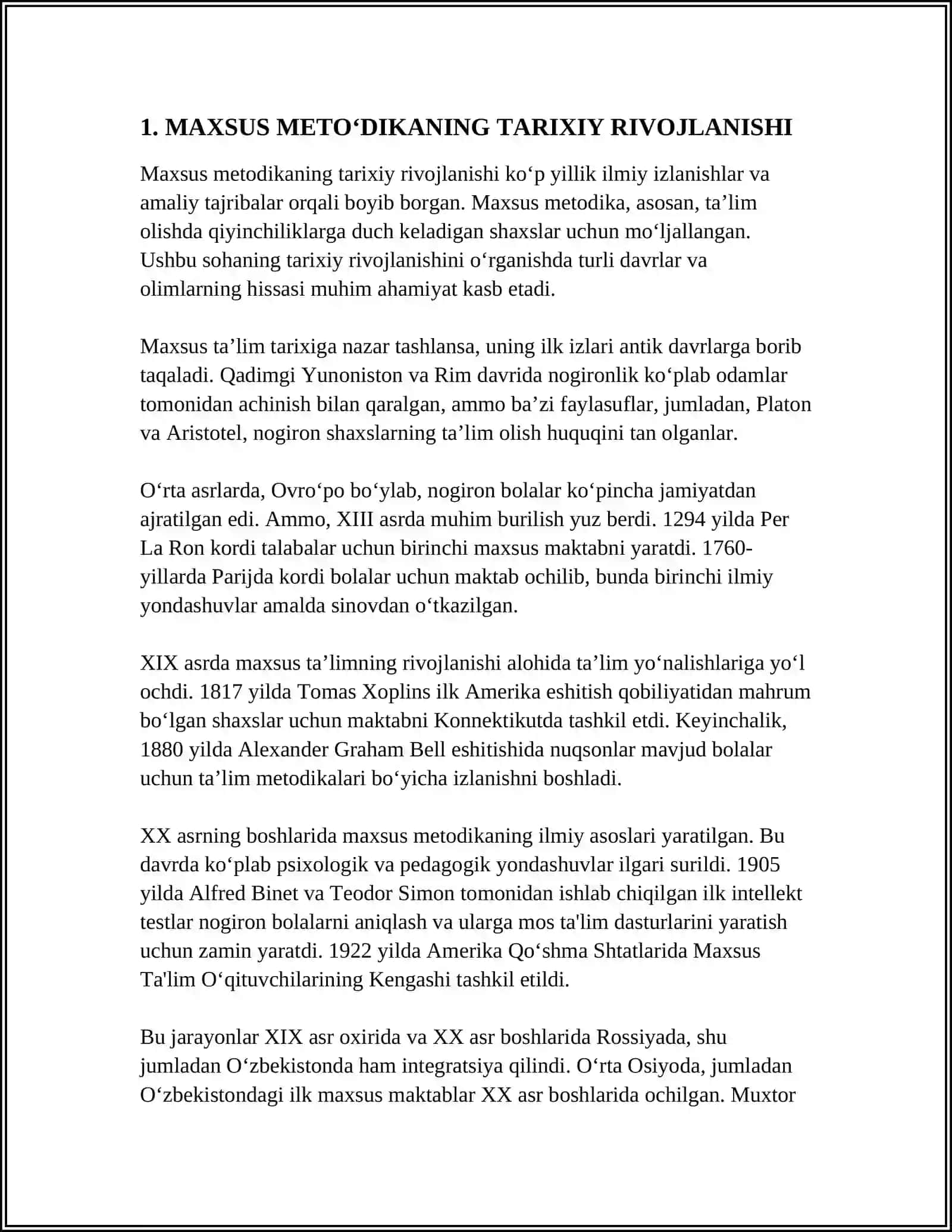 MAXSUS METO‘DIKANING MAQSAD VA VAZIFALARI 3
