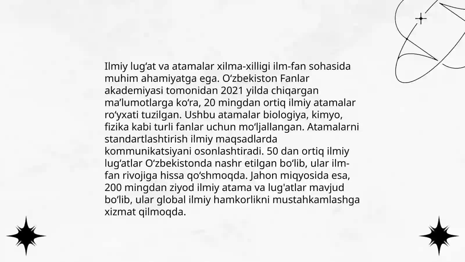 Ilmiy trminalogiyani o‘rganish va ulardan ilmiy matnda foydalanish 3