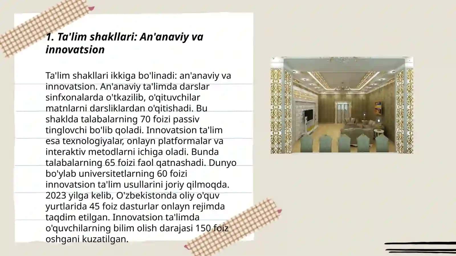 Ta'limni tashkil etish shakillari va turlari 3