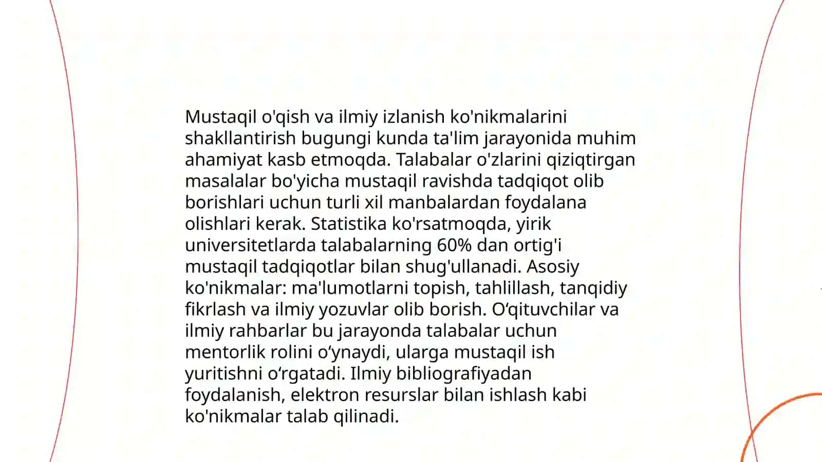 Universitetda talabalarning mustaqil ishlash ko'nikmalarini shakllantirish 3