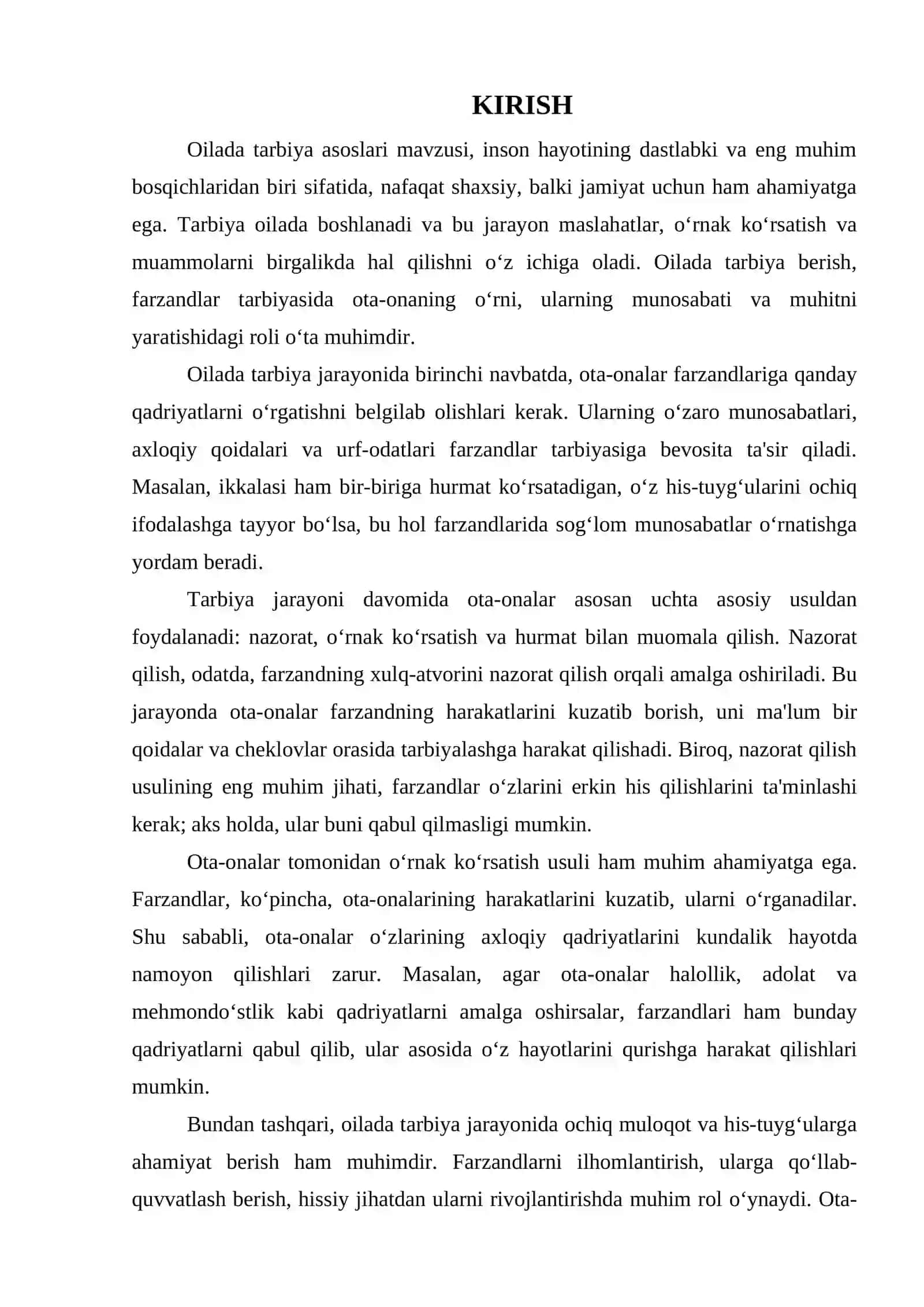 OILADA TARBIYA ASOSLARI 3