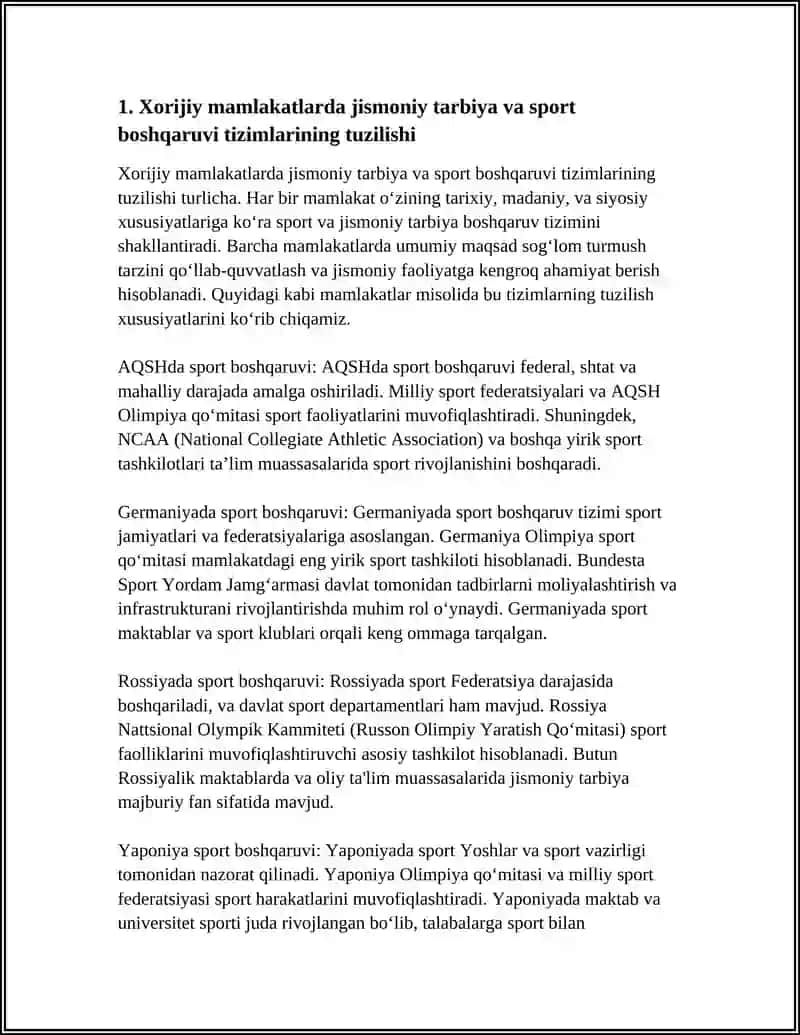XORJIY MAMLAKATLARDA JISMONIY TARBIYA VA SPORTNI BOSHQARISH 3