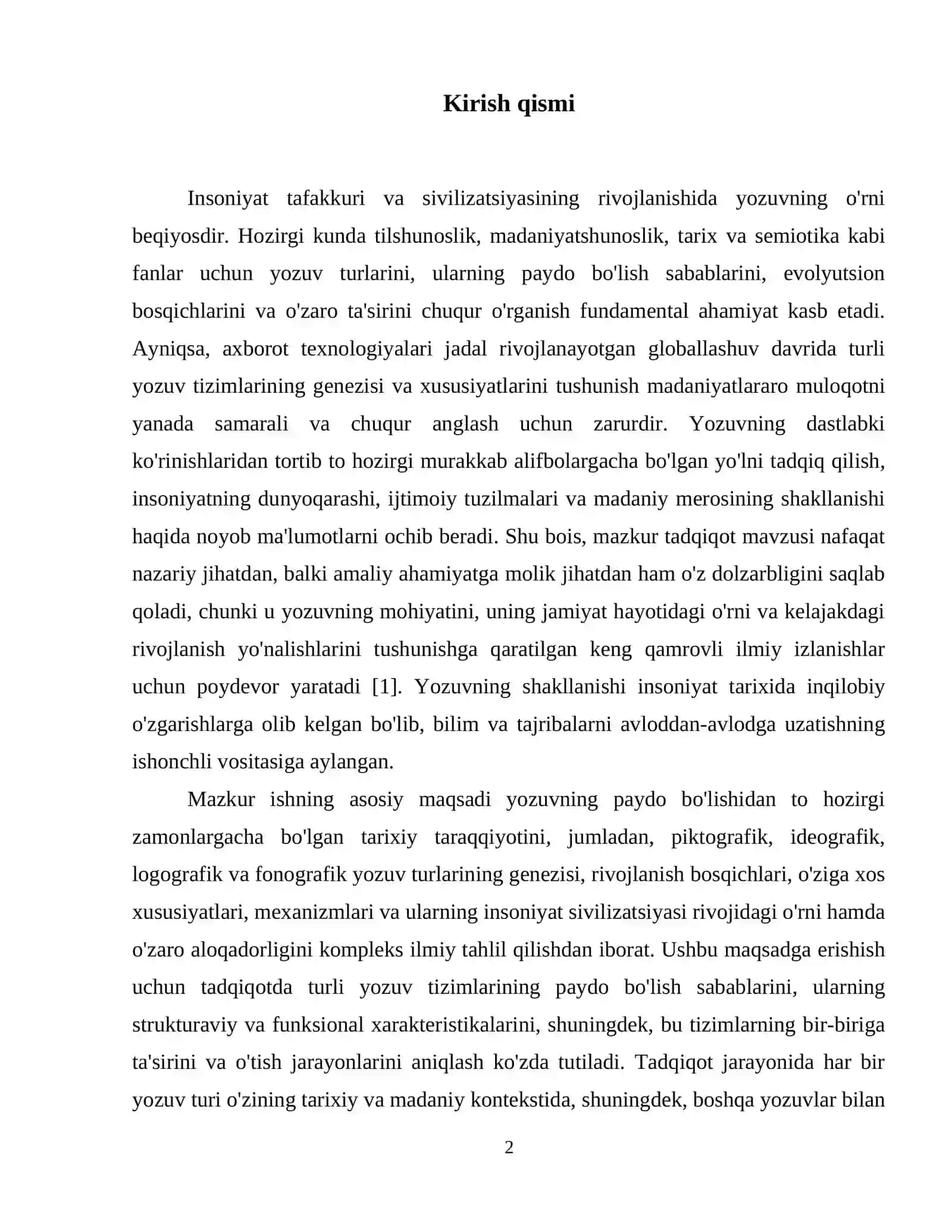 Yozuv turlari. Piktografik, ideografik, logografik va fonografik yozuvlar 3