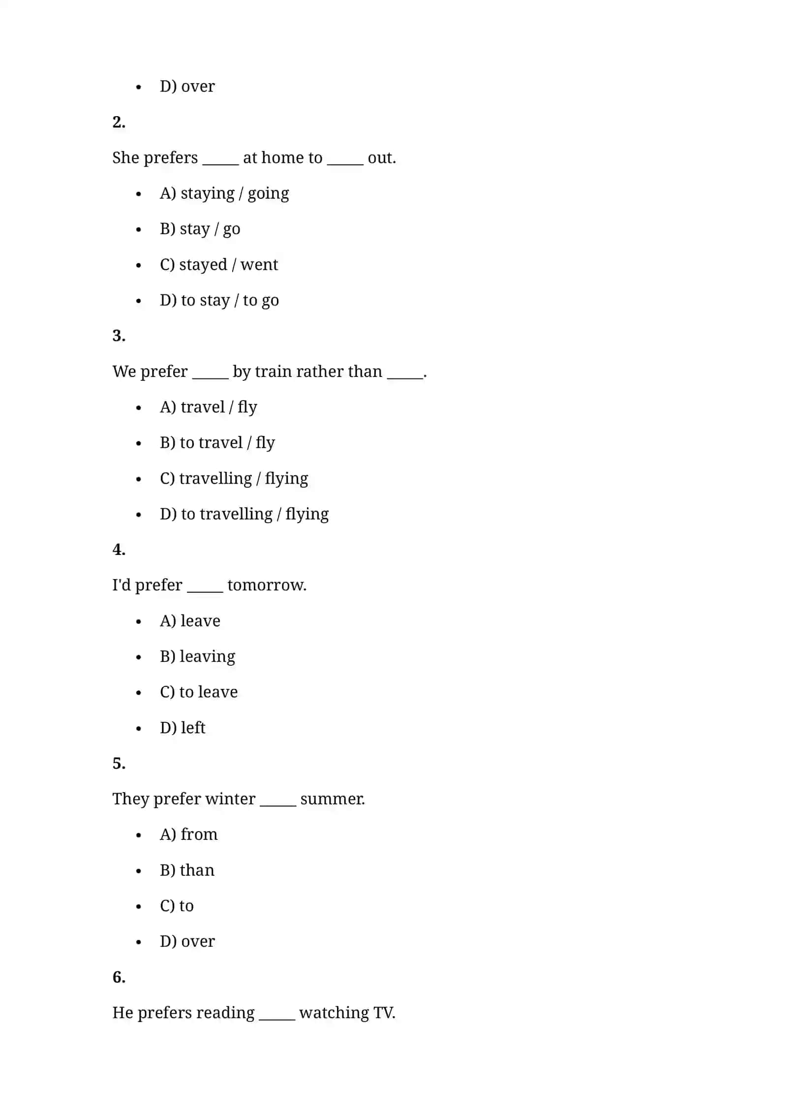 Vocabulary Practice: Verb Patterns 3