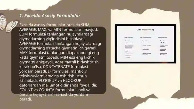 Excelda Asosiy Formulalar 3
