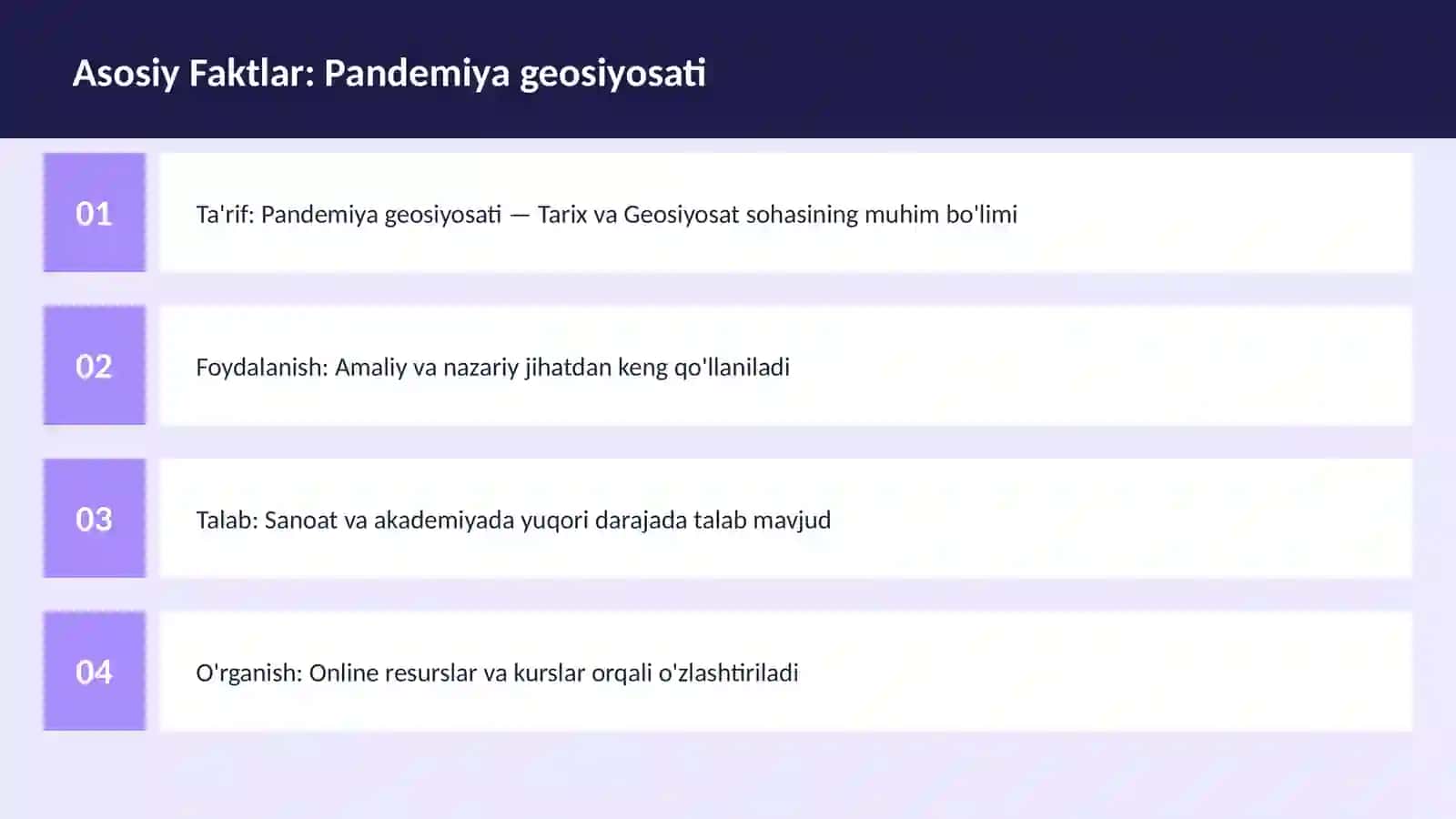 Pandemiya geosiyosati 3