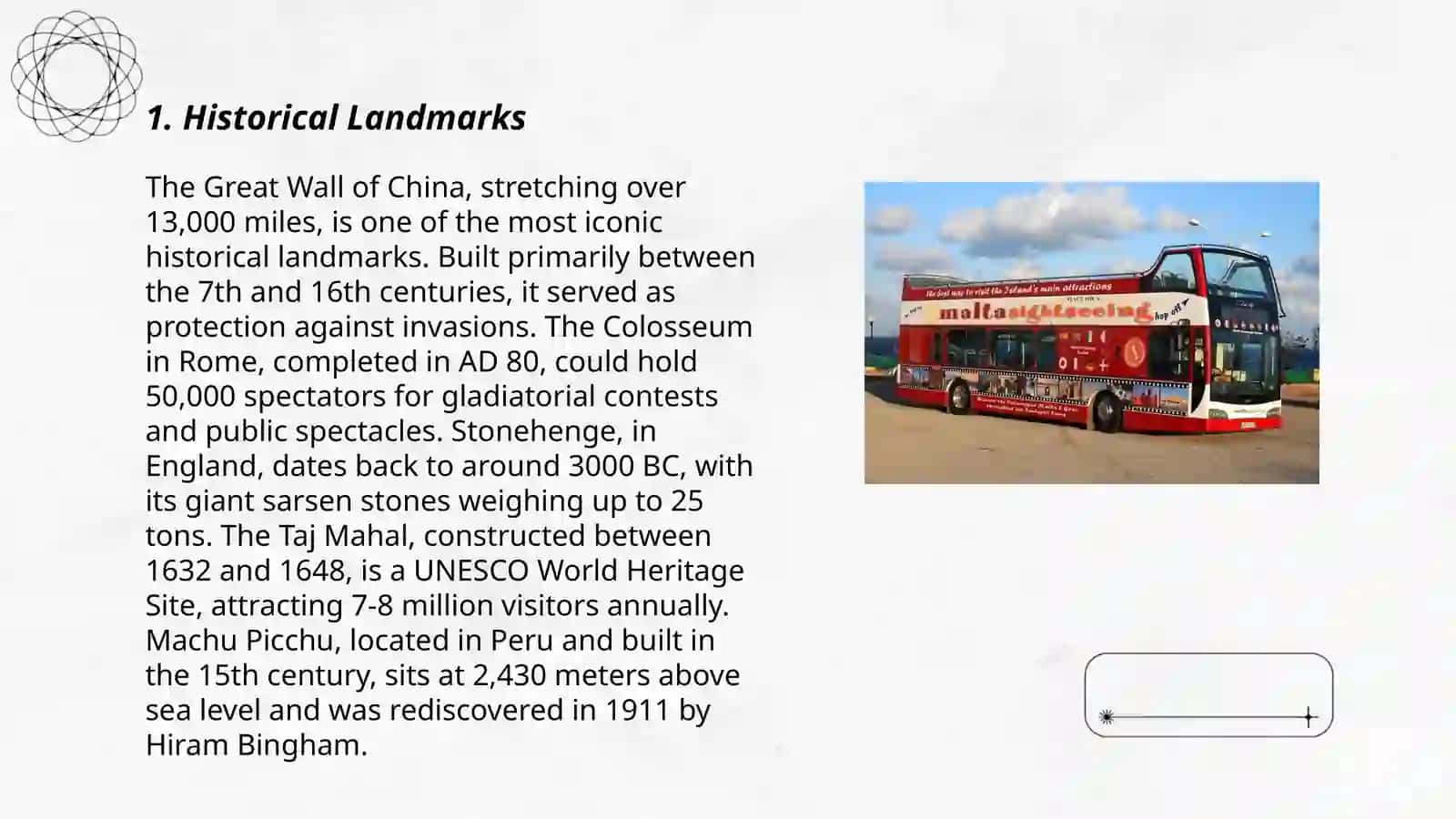 Sightseeing. Describing a city 3