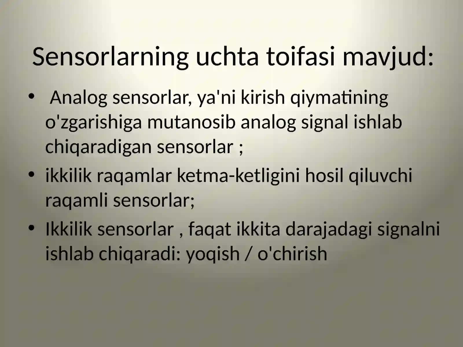 Xolatsensori 3