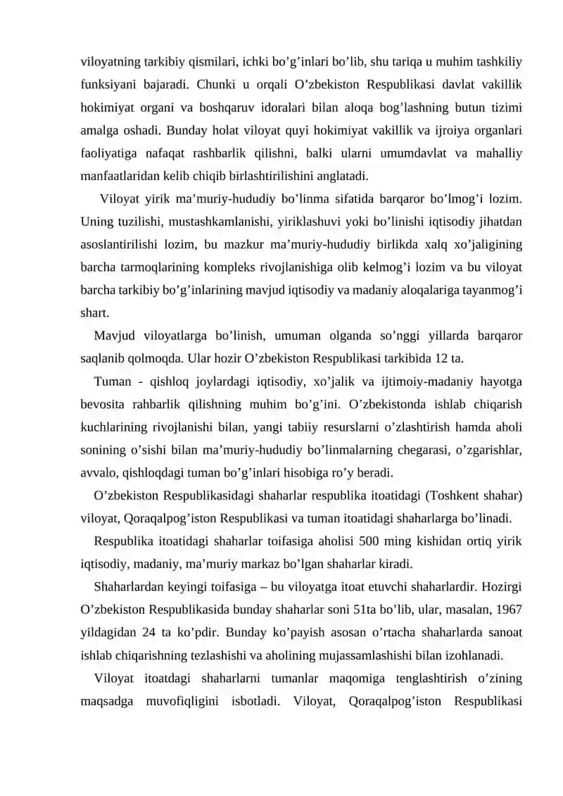 O’zbekiston Respublikasida davlat shaklining o’ziga xos xususiyatlari 3