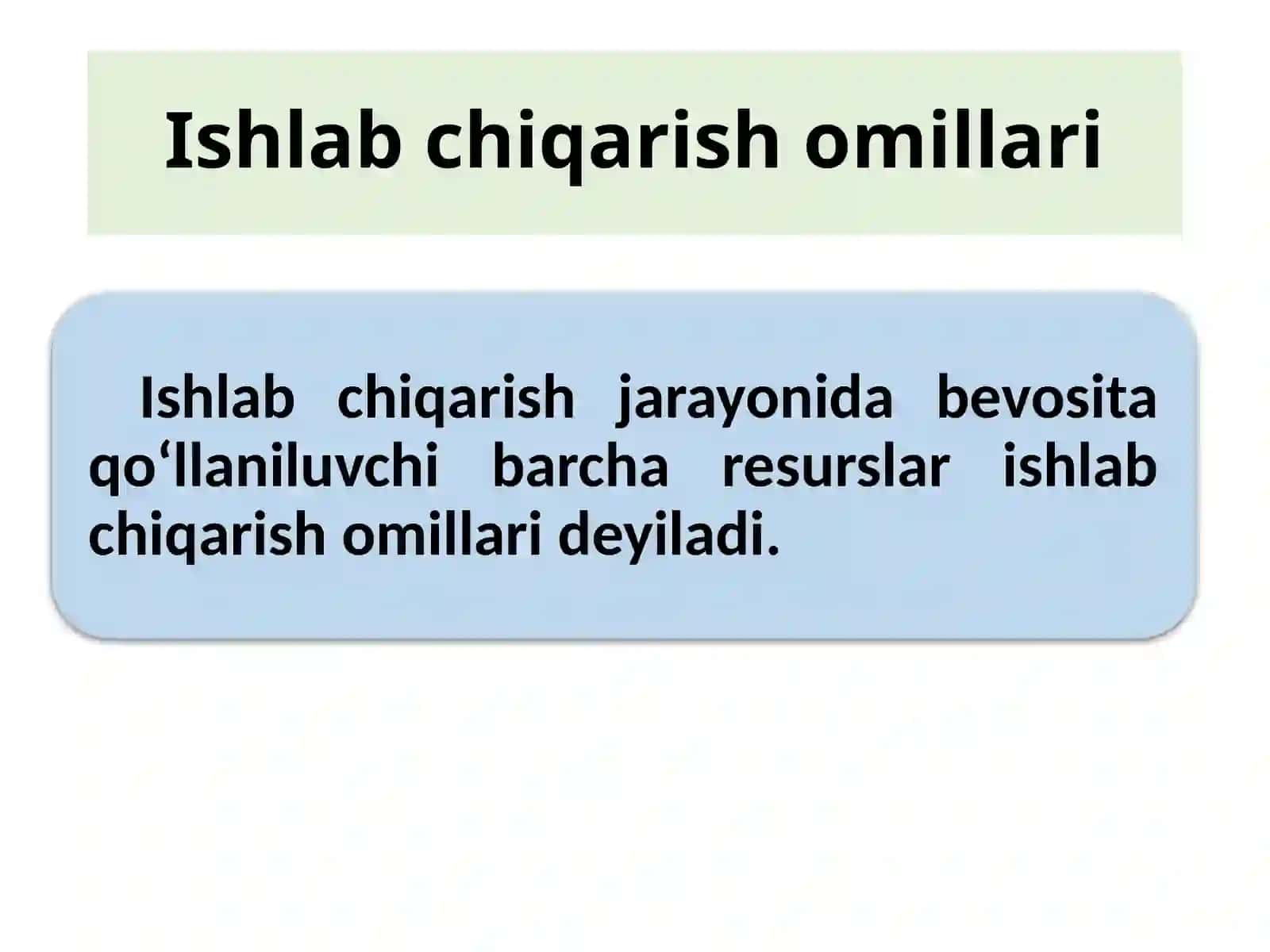 ISHLAB CHIQARISH NAZARIYASI 3