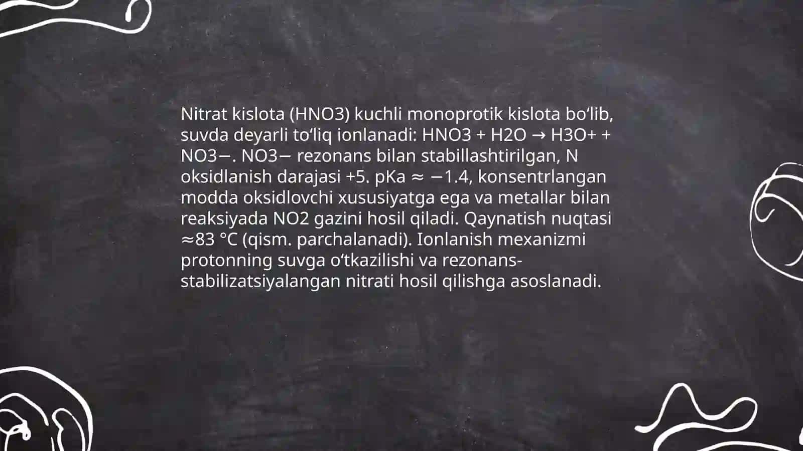 Nitrat kislota ishlab chiqarishning nazariy asoslari 3