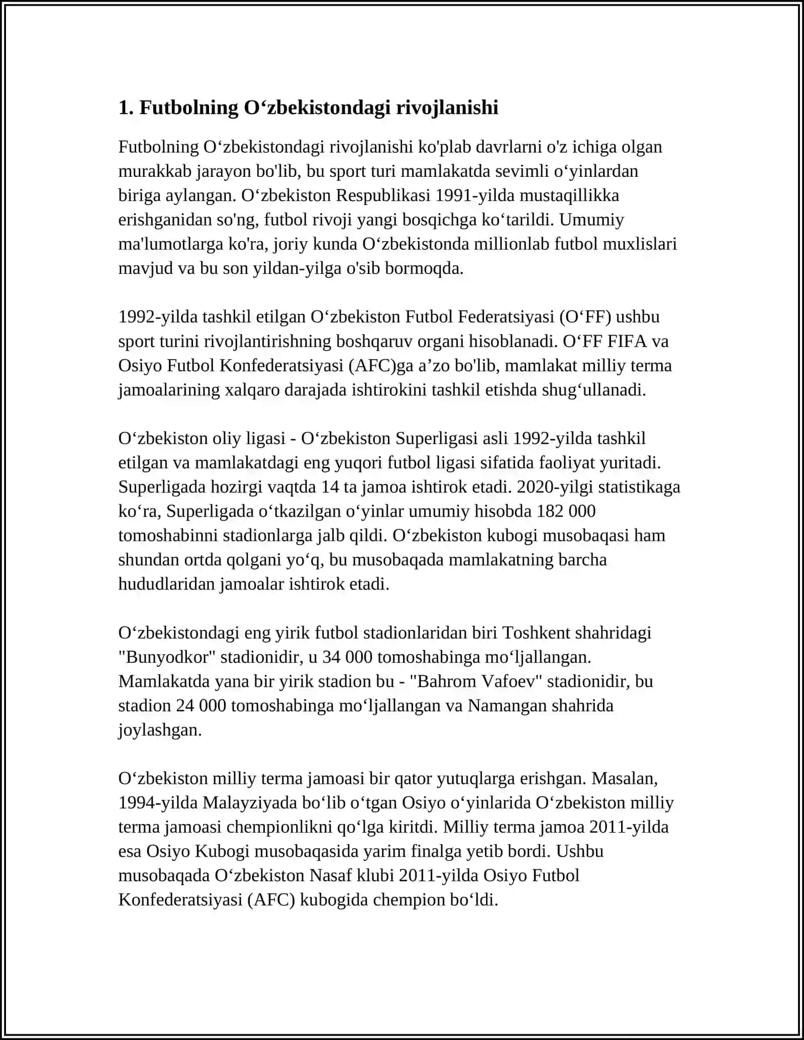 O‘ZBEKISTON RESPUBLIKASI OLIY TA’LIM FAN VA INNOVATSIYA VAZIRLIGI TOSHKENT TIBBIYOT AKADEMIYASI MUSTAQIL ISH 3