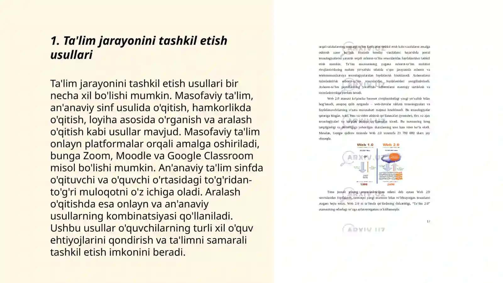 Ta'lim jarayonini tashkil etish usullari 3