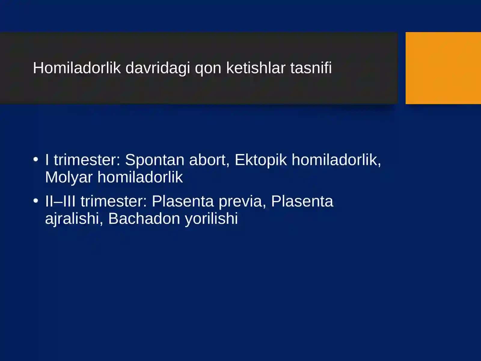 Qon Ketishlari Homiladorlikda 3
