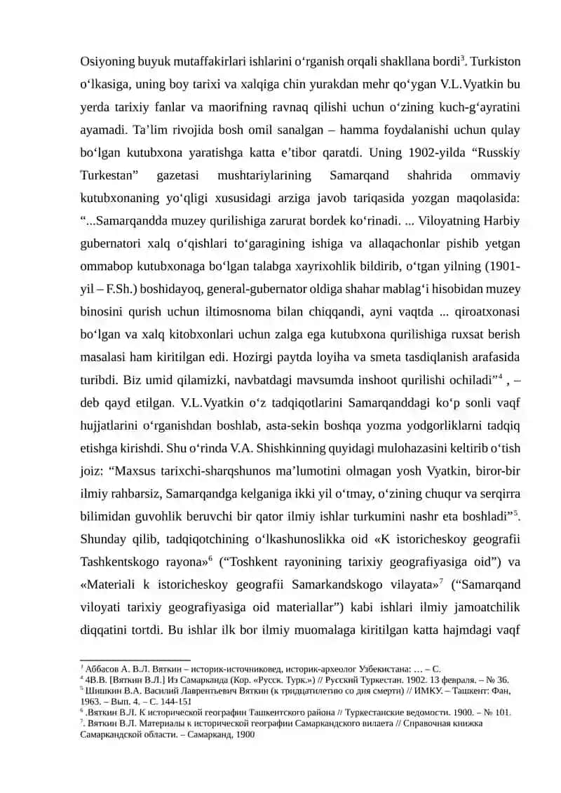 O’zbekistonning qadimgi davr tarixshunosligi (arxeologik tadqiqotlar tahlili) 3
