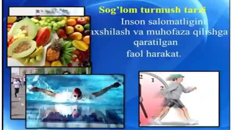 Sogʻlom turmush tarzi 3