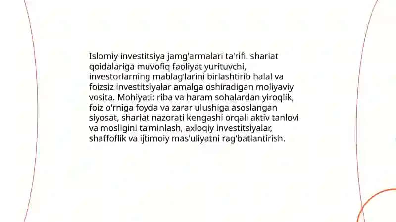 Islomiy investitsiya jamg'armalari 3