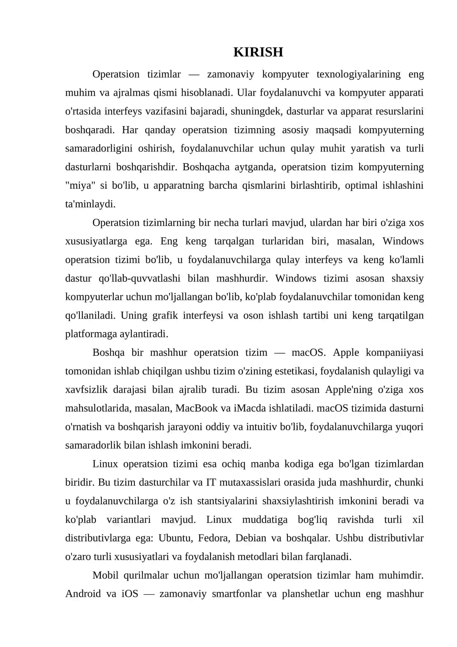 OPERATSION TIZIMLAR VA ULARNING TURLARI 3