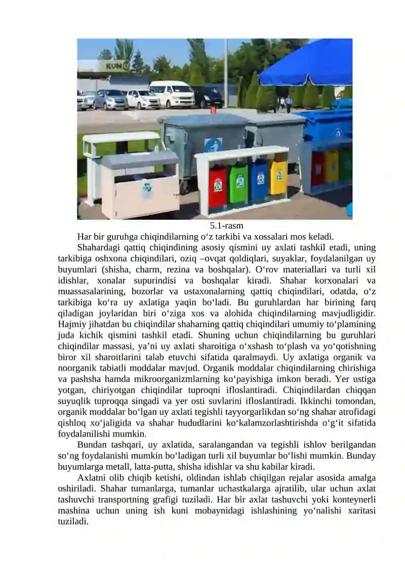 Shahar hududini obodlashtirish va sanitariya tozalash 3
