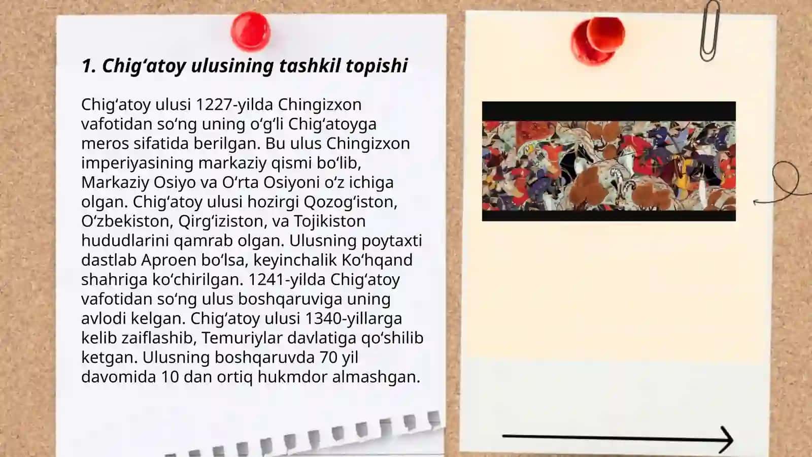 Moʼgʼullar hukmronligi Chigʻatoy ulusi davrida Oʼrta Osiyoning tarixiy geografiyasi 3