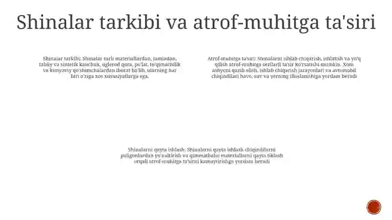 Avtomobil Shinalarini Qayta Ishlash 3