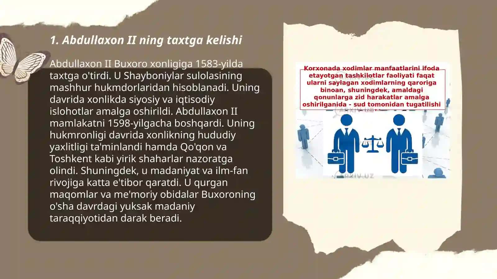 Abdullaxon II va uning davlat boshqaruvidagi faoliyati 3