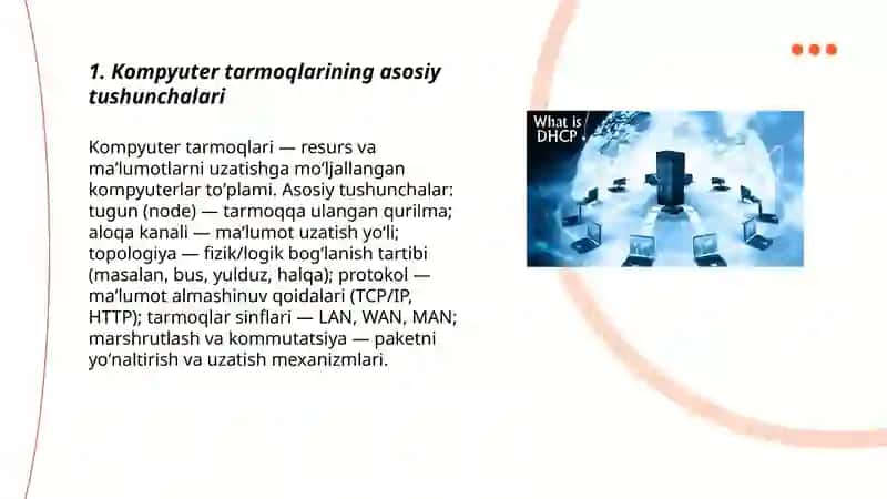 Kompyuter tarmoqlari haqida 3