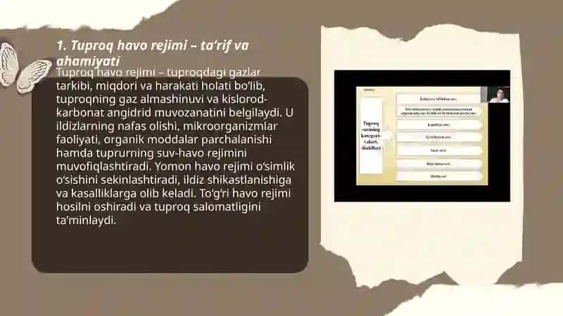 Tuproqning havo rejimi va havo xossalarini oʻrganish 3