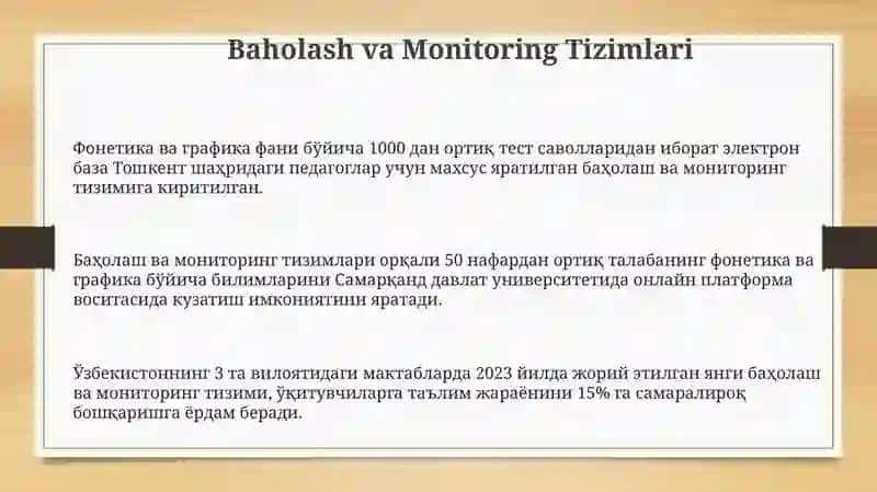 Fonetika va Grafika Asoslarini O'qitishda Pedagogik Texnologiyalarni Qo'llash 3