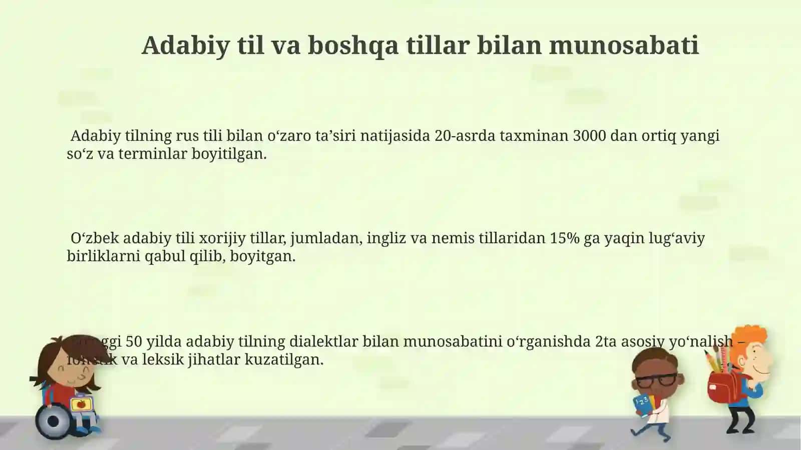 Zamonaviy O‘zbek Adabiy Tilining Predmeti, Maqsadi va Vazifalari 3
