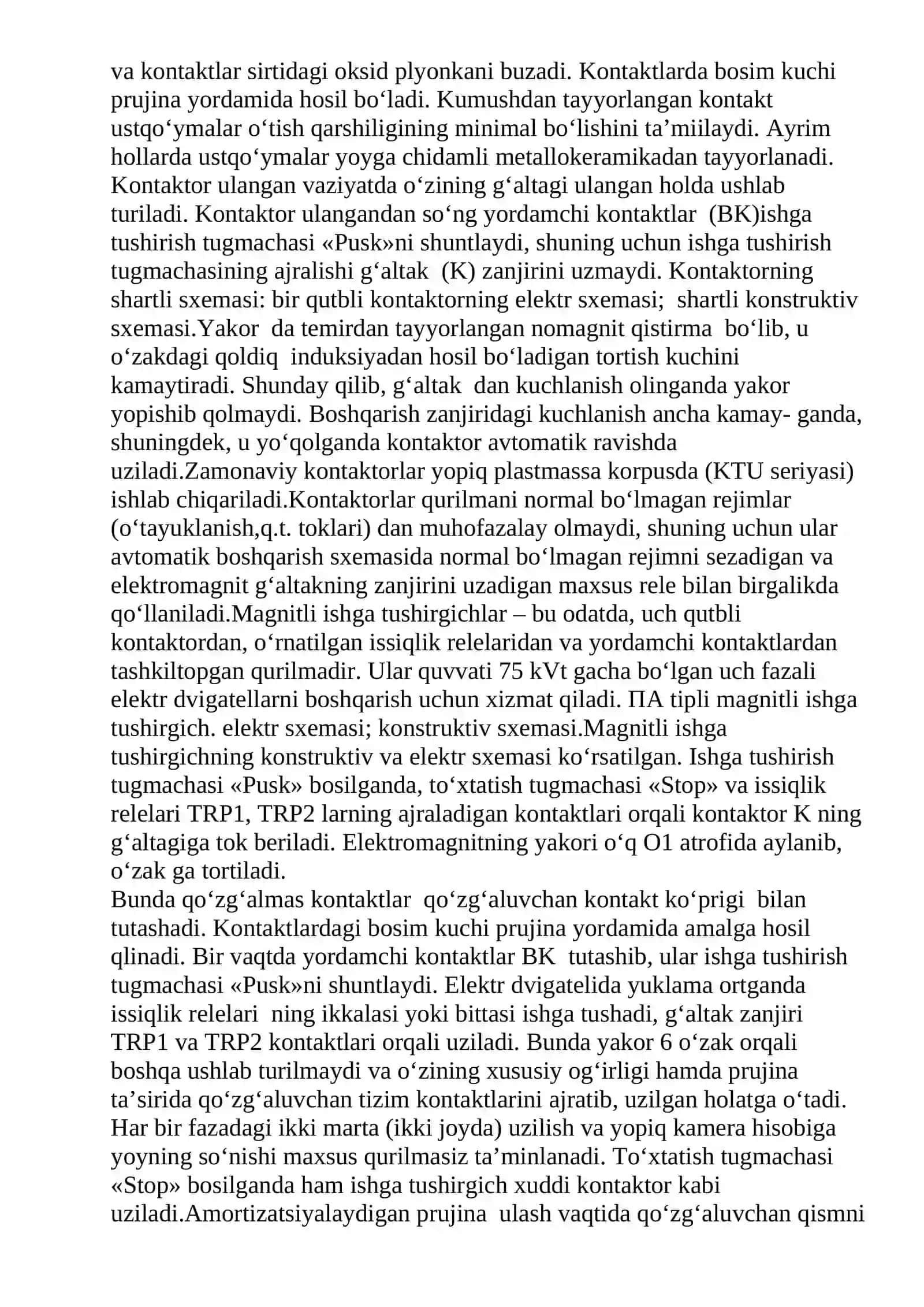 Havoli va vakuumli uzgichlar 3