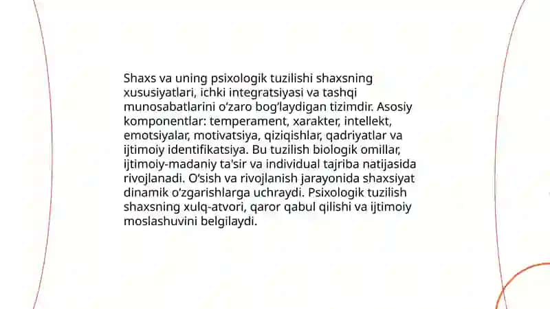 Shaxs psixologiyasi 3