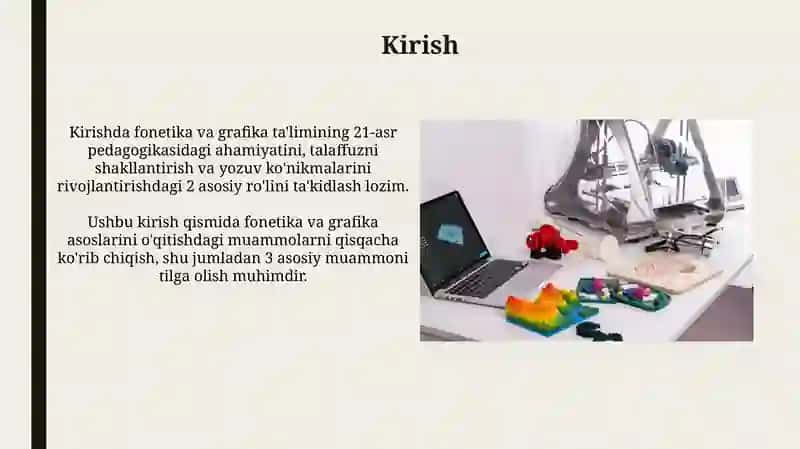 Fonetika va Grafika Pedagogik Texnologiyalar 3