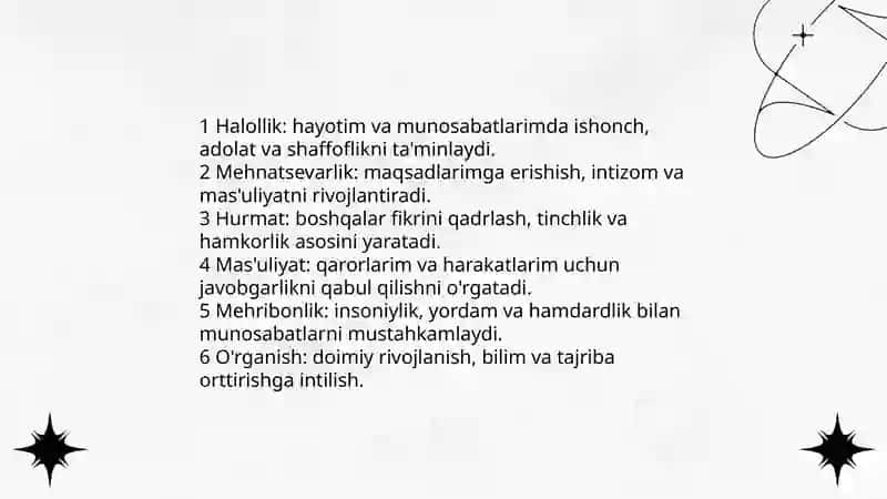 Mening hayot falsafam 3