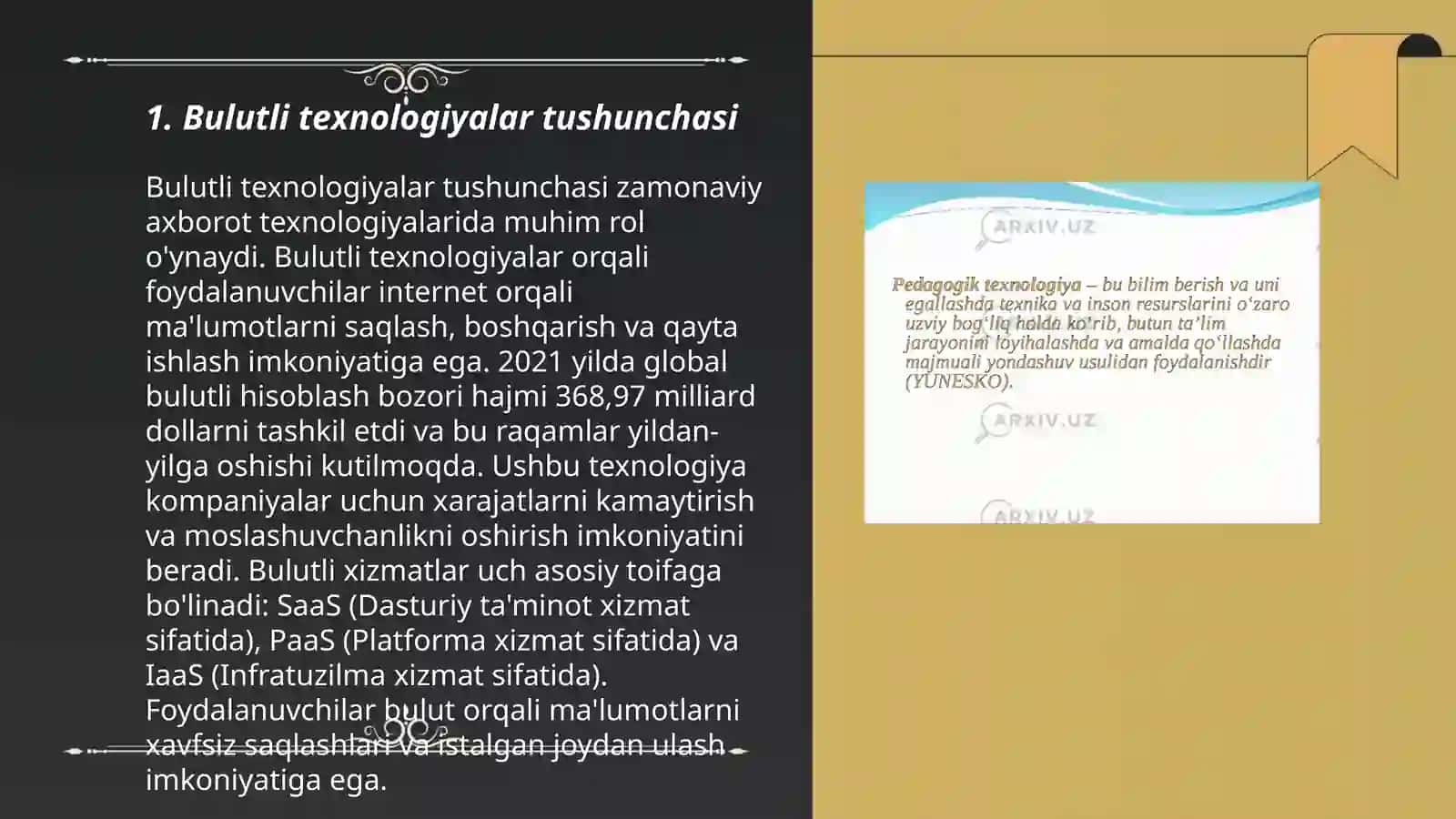 Bulutli texnologiyalarning asosiy tushunchasi, Bulutli texnologiyalarning asosiy turlari 3